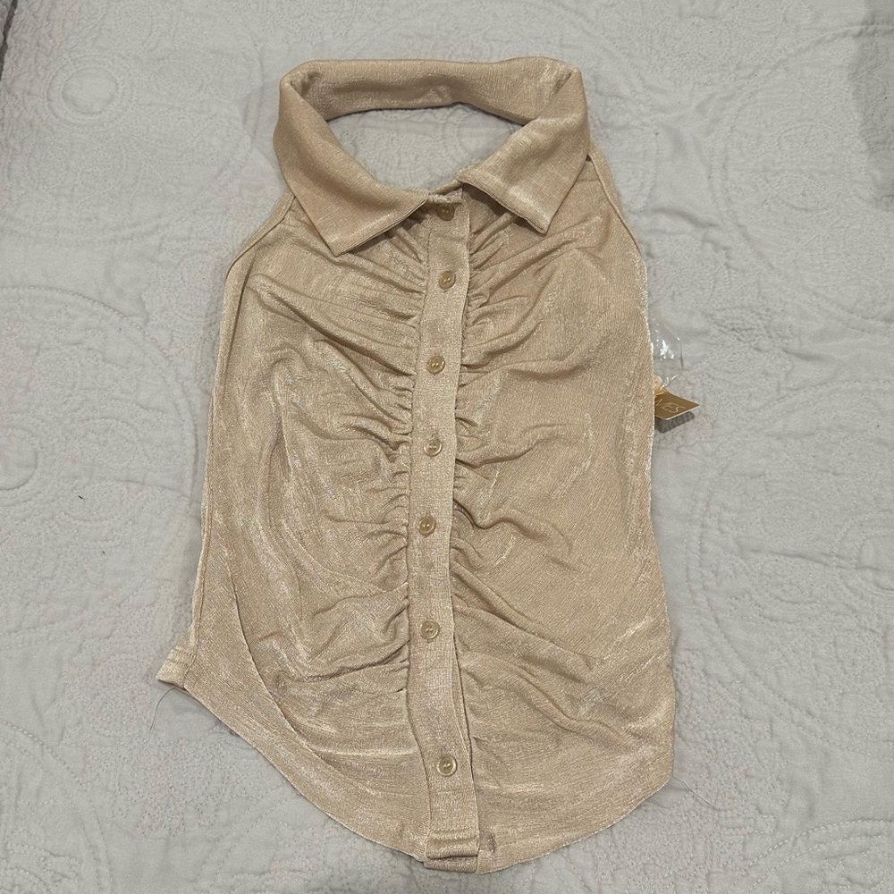 Collared Crop Top - Picture 3 of 6